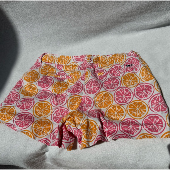 Citrus Pink and Orange Vineyard Vines Shorts - Picture 3 of 4